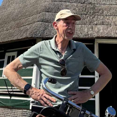Hans molenaar van De Larense Molen in Laren
