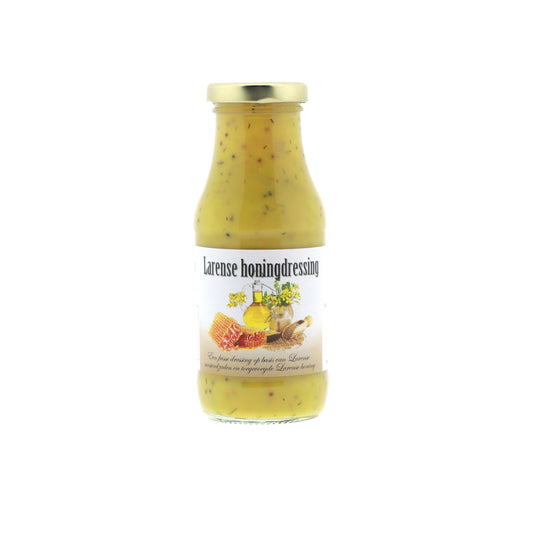 Larense honingdressing vooraanzicht fles